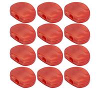 VGEBY 12 set di perni di accordatura in metallo in plastica per chitarre a prestazioni stabili per chitarre elettriche, pregevole fattura per chitarre classiche popolari (agata rossa)