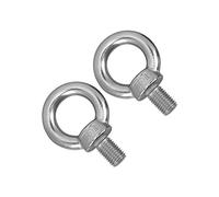 VGEBY 2 Pezzi Bullone ad Occhio Anello di Sollevamento, Vite Bullone Occhio di Sollevamento Spalla Macchine 'acider Inox per la Costruzione Navale 'energia elettrica (M20 (#3)