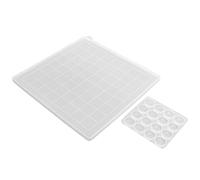 VGEBY 2pcs Forme di Scacchi SILICONGUS SET per Resina -poxido, per la Produzione di Pezzi di Scacchi Unici, Facile da Usare