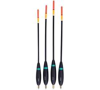 VGEBY 4 Pezzi Galleggianti e Bobine da Pesca in Legno di Balsa - Attrezzatura e Accessori per Pesca alla Trota e Crappie