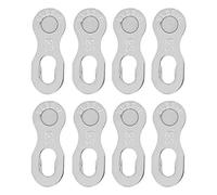 VGEBY 4Pair Steel 12Speed Chain Parti mancanti del connettore Link Accessori per Ciclismo Link per Catena della Bicicletta(Argento)