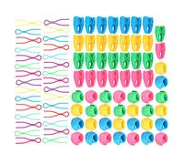 VGEBY 90pc di Compagni di Filo della Bobina Evitano Clamp/Holder Riutilizzabili, per gli Appassionati di Cucitura Adatti Alla Memoria Silicone per Raggiungere il