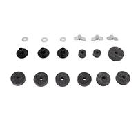 VGEBY Accessori di Ricambio per Piatti del Kit Batteria con Feltrini Antiscivolo e Dadi Ad Alette (GREY)