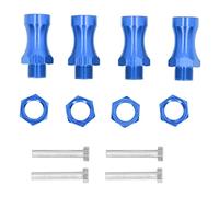 VGEBY Accessori per Auto Rc, Allargatore Adattatore di Conversione Esagonale Estensione Ruota in Metallo per Auto Rc Fuoristrada 1/10 (BLUE)