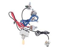 VGEBY Accessori per Cavi per Chitarra Elettrica, Kit di Cablaggio con Interruttore a 3 Vie Precablato per Tecnologia Precisa e Design Compatto (cappello giallo)