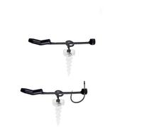 VGEBY Accessori per la Pesca Alla Carpa 30 Pezzi Manicotti con Gancio in Gomma Morbida D Loop Terminal Tackle Connect per gli Appassionati di Pesca (L)