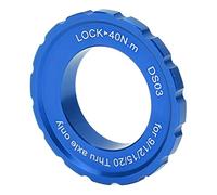 VGEBY Accessorio di Blocco Centrale della Bicicletta, Resistente all'Usura Centerlock Lockring Lock Cover Center Lock Wheelset Barrel Shaft Disco Rotore Anello di Blocco per Bici MTB