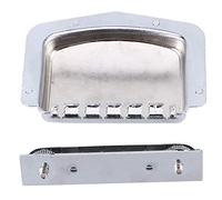 VGEBY Accessorio per Piastra di Copertura del Ponte Regolabile per Cordiera Archtop per Chitarra Elettrica, Materiale Resistente in Lega di Zinco, Installazione Semplice, Ottimo per i Chitarristi