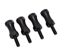 VGEBY Accoppiatore Esagonale Ruota in Acciaio da 4 Pezzi da 12 Mm, Adattatore di Estensione da 20 Mm per Auto RC 1/10 con Maggiore stabilità, Compatibile con LOSI Baja Rey Rock Rey