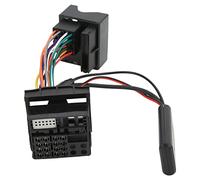 VGEBY Adattatore Audio Bluetooth, Cavo Adattatore Audio Wireless in Rame ABS Bluetooth 5.0 con Microfono, a 20 Bit, da 5 V a 12 V, per E46 320i 320ci Dal 2002 Al 2006