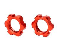 VGEBY Adattatore per Esagonale per Ruota Scanalato, Adattatore Esagonale per Ruota in Metallo da 12 Mm a 17 Mm Ad Alta Resistenza e Resistente All'abrasione, per Slash 2WD Rustler (rosso)
