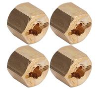 VGEBY Adattatore per mozzo ruota esagonale da 12 mm, materiale in ottone, maggiore stabilità, facile installazione per auto RC SCX10 90046 GN7 CC01 1/10 (10 mm)