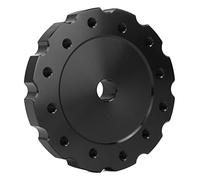 VGEBY Adattatore per Volante Adattatore per Ruota in Lega di Alluminio Nero PCD 73 Mm Adattamento Preciso con 6 Viti e Chiave Esagonale per Utenti di Volanti T300 T500
