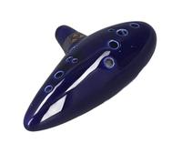 VGEBY Alto C Set di Strumenti Musicali in Ceramica Ocarina con Supporto per le Mani e Libro di Canzoni per gli Amanti della Musica, Blu