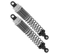 VGEBY Ammortizzatore RC da 110 Mm, Ammortizzatore a Molla Regolabile Interamente in Metallo con Prestazioni Superiori per Auto RC Slash 2WD (SILVER)