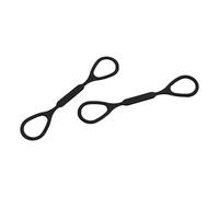 VGEBY Anello per tromba in silicone con superficie lucida 2 pezzi accessorio per strumento a fiato per tromba artista nero