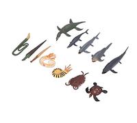VGEBY Antiche Figure di Animali Marini 12 Pezzi Set Giocattolo Realistico | Modelli Educativi di Creature Marine Preistoriche, Decorazioni Oceaniche Durevoli Dipinte a Mano, Gioco Interattivo per