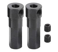 VGEBY Asse Ruota Posteriore RC da 2 Pezzi, Parti di Ricambio in Metallo per Auto Telecomandata WPL D12 con Esterno Lucido e Prestazioni Stabili