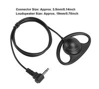 VGEBY Auricolare con Gancio per l'orecchio, Auricolare con Riduzione del Rumore, Compatibile con 3,5 Mm per Radio, Ideale per Personale di Sicurezza Ed Eventi