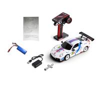 VGEBY Auto da Drift RC, Auto Elettrica Telecomandata in Scala 1/28 con Luci a LED Fantastiche per Corse Ad Alta velocità e Drifting Stabile