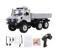 VGEBY Auto Telecomandata, 1 18 RC Off Road Transporter di Trazione a 6 Ruote con Telecomando 2.4G per Terreni Accidentati e Avventure Fuoristrada (SILVER)