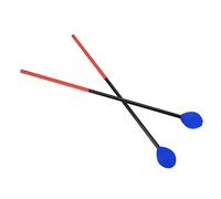 VGEBY Bacchette per Marimba per Strumenti a Percussione - Testa Tonda Dura, Aspetto Smaltato - Ideali per Principianti Fibra di Carbonio + Filo di Cotone Confezione da 2 (testa blu)