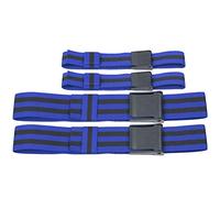 VGEBY Bande BFR, Fasce Elastiche per Allenamento Muscolare di Braccia e Gambe con Occlusione, Migliorano la Forza e L'ipertrofia, Nastro in Lattice Naturale, Robusto Meccanismo di (Blu [Blu])