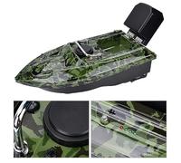 VGEBY Barca con Esca per Ecoscandaglio, Barca con Esca Telecomandata Impermeabile RC 600 M con Luce Notturna a LED (GREEN