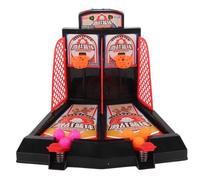 VGEBY Basket da Tavolo, Gioco da Tavolo per Pallacanestro per Bambini Gioco di Tiro con Catapulta per Bambini Gioco per Adulti