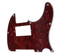 VGEBY Battipenna per chitarra Piastra di protezione decorativa per chitarra resistente ai graffi in PVC per la riduzione del rumore per Telecaster (Rosso)