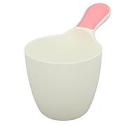 VGEBY Bicchiere per lavare la vasca da bagno per bambini, maniglia sicura, durevole, comoda per vasca da bagno per bambini, bicchiere da bagno in colori vivaci per il battesimo