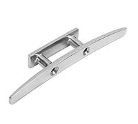 VGEBY Bitta per Barca, Bitta per Pontile in Acciaio Inossidabile 316 da 10 Pollici, Base Aperta a 2 Fori Supporto per Corda a Basso Profilo per Yacht da Dock per Kayak, Hardware di Ponte per Carichi