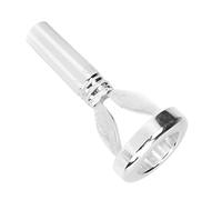 VGEBY Bocchino per Tromba, Trainer in Rame Placcato Argento per Musicisti di Livello Intermedio e Avanzato, Superficie Lucida per una Migliore Imboccatura e Allenamento della Forza