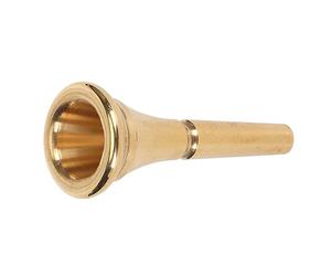VGEBY Bocchino Standard per Corno Francese in ottone. Elegante Finitura Placcata in oro. Facile Installazione per la Maggior Parte dei Concerti di Corni Standard