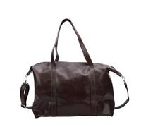 VGEBY Borsa a tracolla, borsa da viaggio in pelle PU con grande capacità e tracolla regolabile per donne alla moda, shopping e lavoro, Caffè