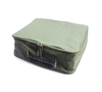 VGEBY Borsa da Pesca, Custodia per Mulinello da Pesca Regolabile a 4 Scomparti Resistente All'acqua di Grande capacità per Viaggi All'aperto (GREEN)