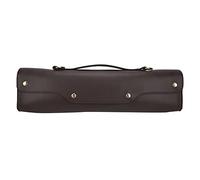 VGEBY Borsa da Trasporto per Flauto, Custodia per Strumenti a Fiato in Pelle Sintetica con Tracolla, Morbida Fodera in Tessuto Non Tessuto per la Protezione del Flauto (BROWN)