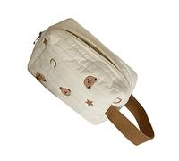 VGEBY Borsa per il Trucco da Viaggio Borsa per Organizzare il Panno di Cotone Portatile Dal Design Simpatico Orso per le Donne, Ideale per i Cosmetici (Orso Stella)