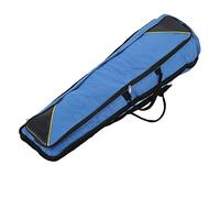VGEBY Borsa per Trombone Tenore, Custodia imbottita in Tessuto Oxford Impermeabile per Trombone Sottile e Leggero con Tracolla e Maniglie Laterali per Accessori di Spartiti Musicali, Blu, Casual
