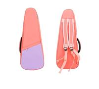 VGEBY Borsa per Ukulele Resistente in Tessuto Oxford, Imbottitura Spessa Stile Semplice per Chitarra Ukulele Piccola da 23 Pollici, Tracolla Regolabile per Musicisti, Verde Scuro (PINK)