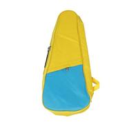 VGEBY Borsa per Ukulele Resistente in Tessuto Oxford, Imbottitura Spessa Stile Semplice per Chitarra Ukulele Piccola da 23 Pollici, Tracolla Regolabile per Musicisti, Verde Scuro (YELLOW)