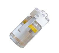 VGEBY Bottiglia d'acqua, Tazza di Plastica Portatile da 350 Ml con Coperchio a Prova di Perdite, Bottiglia d'acqua da Viaggio Leggera per Sport all'aria Aperta e Uso Quotidiano