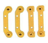 VGEBY Braccio oscillante Rinforzato, aggiornamento Braccio oscillante per Auto in Metallo RC Modello di Auto RC Sostituisci Set Adatto per Wltoys 144001 1/14(Giallo) Wltoys 144001