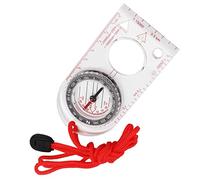 VGEBY Bussola, portatile leggera impermeabile con funzione zoom per escursioni e avventure in arrampicata, 12 x 5,8 cm materiale acrilico