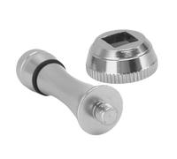 VGEBY Canna di Bilanciamento per Mulinello da Pesca, Supporto per Mulinello da Pesca in Lega di Alluminio con Design Anti-collisione per Maggiore stabilità e Protezione, Compatibile (Argento)