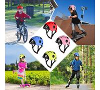 VGEBY Casco da Bici per Bambini Casco Protettivo ABS EPS da 50 a 54 Cm Quadrante Regolabile Ventilato Leggero per Bambini Dai 5 Agli 8 Anni Ciclismo Scooter Equitazione (PINK)