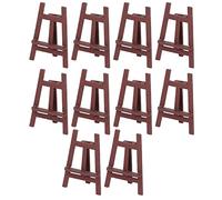 VGEBY Cavaletti da Pittura in Miniatura, 10 Pezzi in Legno di Pino Robusti con Design Dettagliato, per Case delle Bambole in Scala 1:12 e 1:6