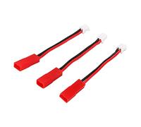 VGEBY Cavi Adattatori Batteria Lipo, 3 Pezzi da PH2.0 a Connettore Adattatore JST per Parte di Aggiornamento del Veicolo Cingolato AXIAL SCX24 1/24 Accessori per Modelli di Auto