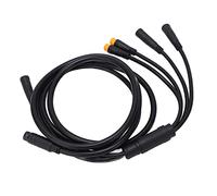 VGEBY Cavo per Bici Elettrica da 1 a 5, Connettori per Cavo Batteria al Litio in Gomma di Plastica Collegare Il Display del Freno della Lampada del Controller Cavo Dell'acceleratore da