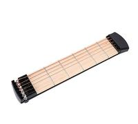 VGEBY Chitarra Tascabile 6 Tasti Mano Sinistra Portatile Chitarra Handheld Acustica Pratico Strumento Tasca Chord Trainer Assistere Correggere Chitarre Palmare Nero